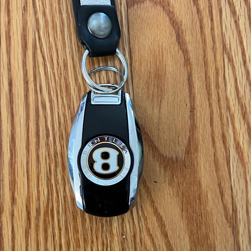 Bentley Black and Silver Car Key Fob